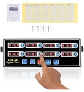 BEAMNOVA 8-Channel Digital Kitchen Timer, Commercial Timer for Restaurant, Food Timer for Cooking...