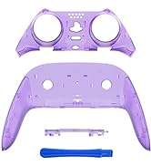 eXtremeRate Top Bottom Decorative Trim Shell Compatible with ps5 Edge Controller DIY Replacement ...