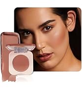 HHLTOH Brown Cream Blush on Face for Women Cheeks Makeup Palettes, Matte Single Chocolate Coffee ...
