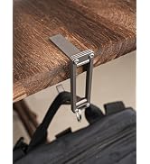 sayram ST5 Titanium Purse Hook for Table – Foldable Bag Hanger with Anti-Slip Arm – Portable Hand...