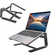 Macally Aluminum Laptop Stand for Desk - Works with all Macbook /Pro/Air & Laptops between 10” to...