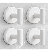 WingWider Shower Hooks for Inside Shower,No-Drill Removable&Reusable Towel Hooks for Bathroom,Hea...