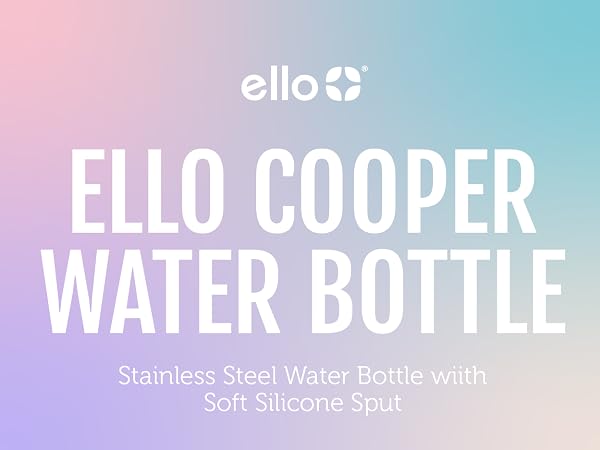 ello cooper stainless steel water bottle
