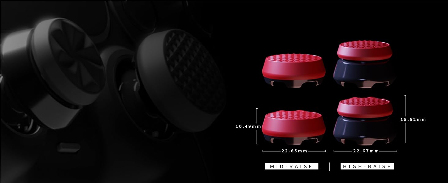 thumbstick thumb grip caps for ps5 controller