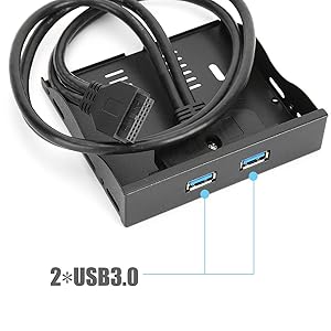 2 USB3.0 ports