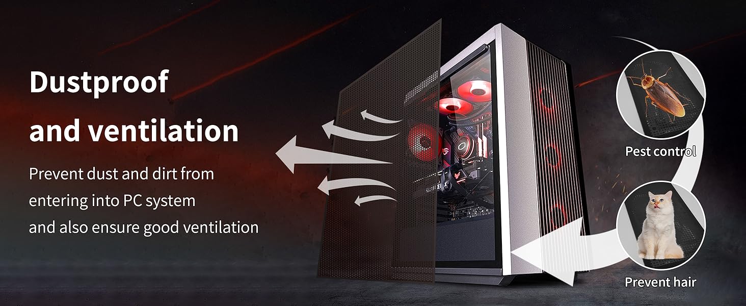 Dustproof and ventilated to prevent dust from entering and maintain good ventilation