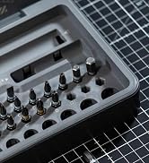 ATuMan 40 in 1 magnetic ratchet screwdriver set with Detachable Handle, 180° Ratchet Head, 45-Too...