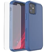 X-belmox Heavy Duty Case for iPhone 12/12 Pro, 3-Layers Military Grade Drop Protection Phone Case...