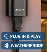 DEWENWILS Outdoor Remote Control Outlet, 15A Wireless Remote Control Switch, 100FT Control Range ...
