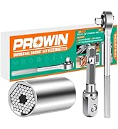 Prowin 3pcs Universal Socket Wrench Ratchet Useful Tool Sets for Men Father's Day Gifts Power Dri...