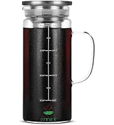 BTaT- Cold Brew Coffee Maker, 1 Quart,32 oz Iced Coffee Maker, Iced Tea Maker, Airtight Cold Brew...