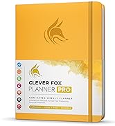 Clever Fox Planner PRO – Weekly & Monthly Life Planner to Increase Productivity, Time Management ...
