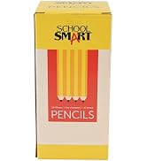 School Smart No 2 Pencils, Pre-Sharpened, Hexagonal with Latex-Free Erasers, Pack of 144