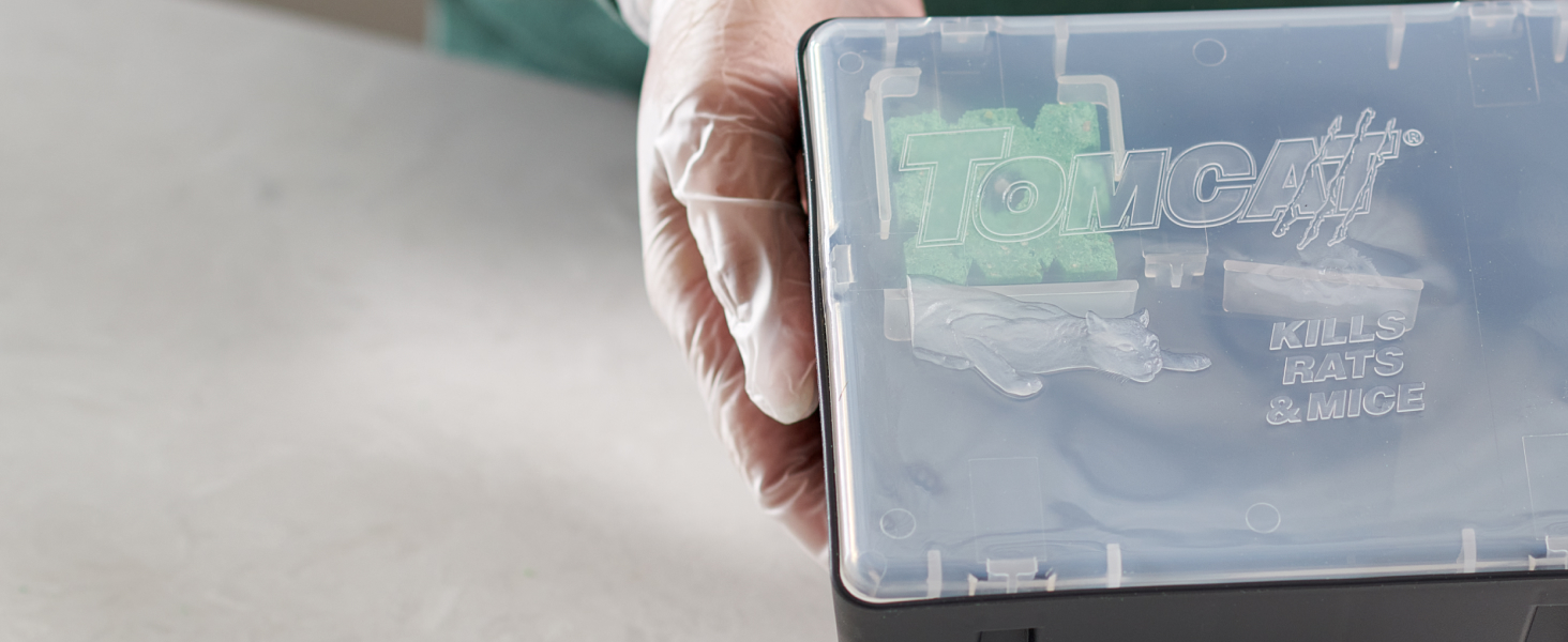 See-through lid for easy monitoring of bait.