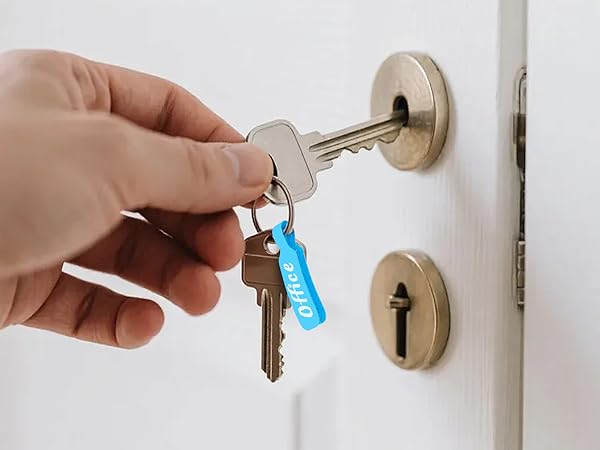 key tags with labels
