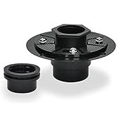Elefloom Shower Drain Base, 2 inch ABS Shower Drain Flange with Threaded Joints and Rubber Joints...