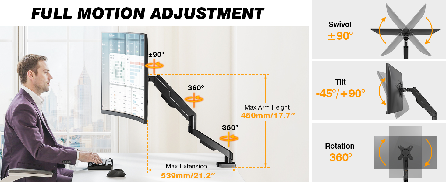 monitor arms