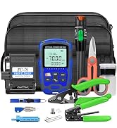 BAOSHLA Fiber optic tool kit 10 in 1 FTTH tool set cold joint Fiber optic Termination tool Kit wi...