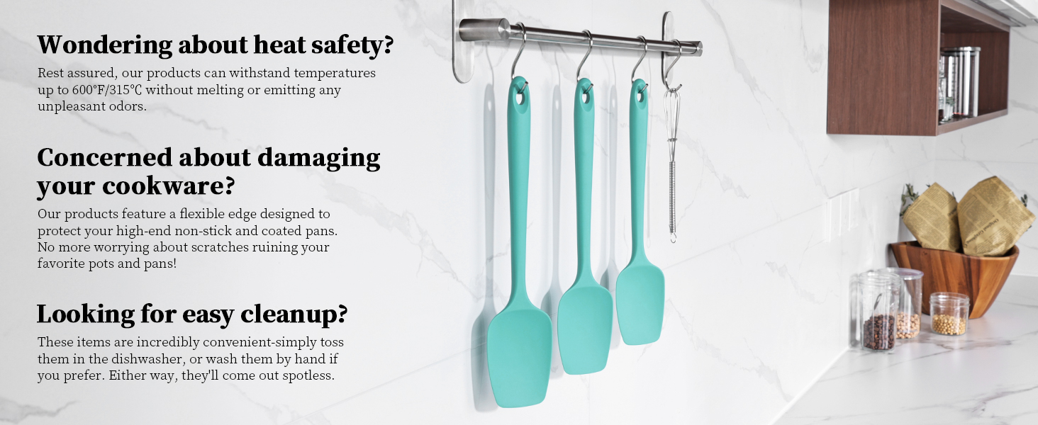 High Heat Resistant Food Safe Silicone Spatula