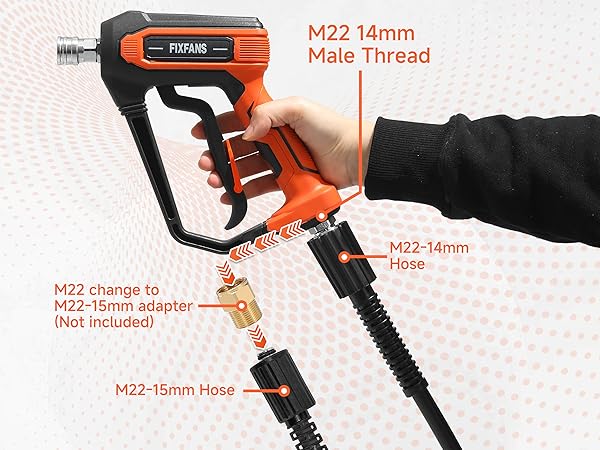 Pressure Washer Gun with Hose