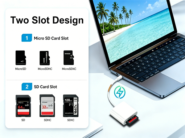 USB C SD Card Reader