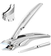 Ingrown Toenail Clippers - Slanted Nail Clippers for Men Thick Ingrown Nails with Wide Jaw, Heavy...