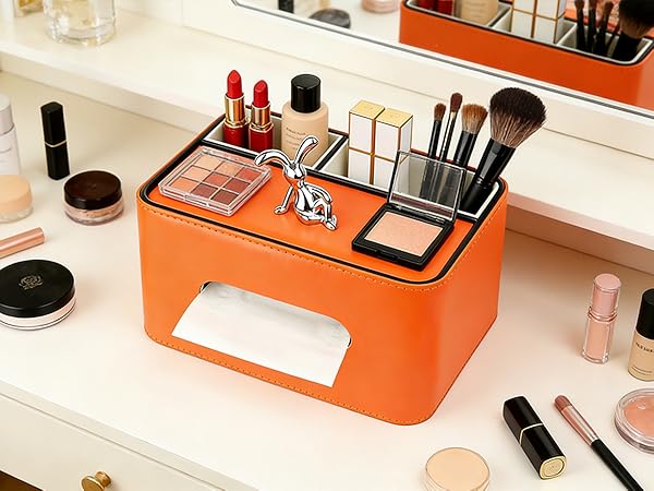 tissue box cover square, tissue box cover with storage tray