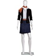 Female Glossy White Plastic Mannequin Pose 1