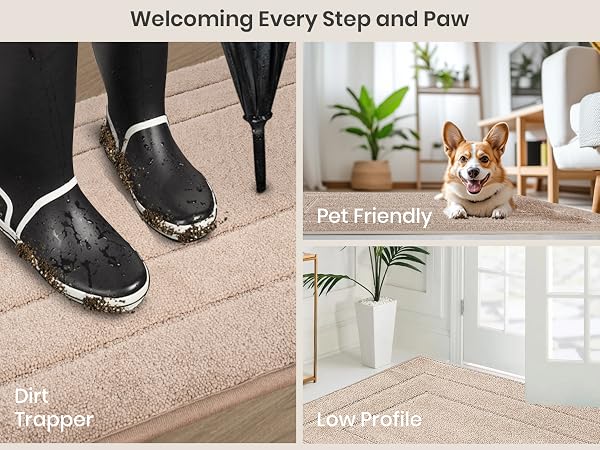 Dirt Trapper Doormats Pet Friendly Low Profile
