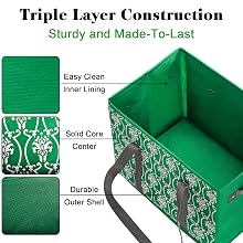 Reusable Grocery Bags Large Shopping Bags Tote Foldable Washable Storage Bins with handle
