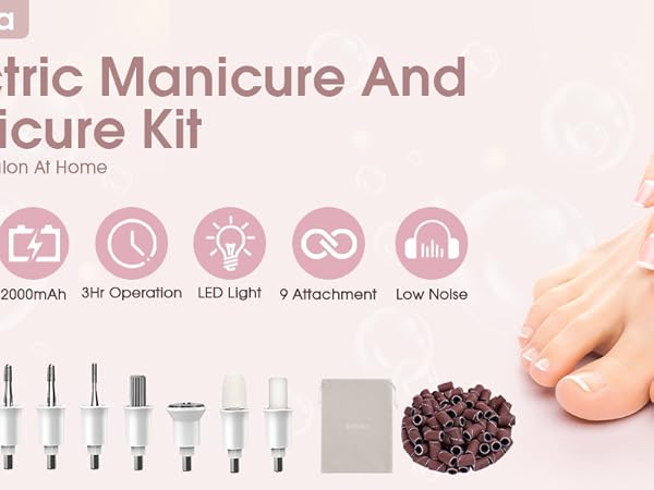 Professional Manicure Pedicure Kit