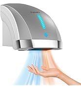 modunful Hand Dryers for Bathrooms Commercial, Electric Hand Dryer Touchless, Extra Quiet Low Noi...