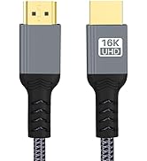 icebook HDMI 2.2 Cable, 16K@60Hz, 8K@120Hz, 4K@240Hz, High Speed Cord for PS5/4, TV, Gaming Conso...