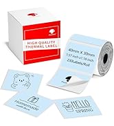 Phomemo Thermal Labels for M110/M120/M220/M150/M250/M221 Label Maker, Self-Adhesive Thermal Label...