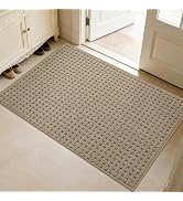 FLOORHUG Door Mat Indoor Entrance 32x48, Non-Slip Washable Doormats Entry Way Mats, Dirt Trapper ...