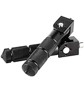 Camrusic Motorcycle Foot Pegs Foldable, Rear Footpeg M8 Install Bolts for Electric Motorbike Ebik...