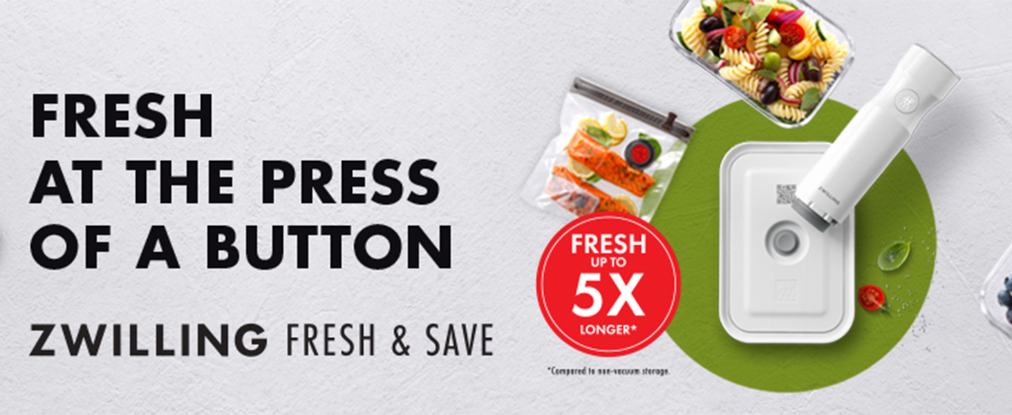 Zwilling, Fresh & Save, Vacuum sealer, food saver, meal prep