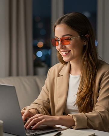 Goiteia clip on blue light glasses
