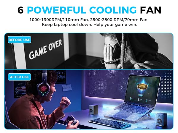 Laptop Cooling Stand laptop fan cooling pad heat dissipation laptop stand with fan deck