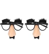 Calsgkspray 2Pcs Disguise Glasses With Funny Nose Add Fun To Your Celebrations Funny Glasses