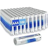 Awelov 100 Count AAA Batteries Alkaline Triple A Battery 1.5v Long-Lasting 10-Year Shelf Life Lea...