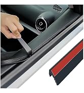 13Ft Car Door Rubber Seal Strip,Silent & Dustproof Rubber Car Window Seal Strip,Universal V-Shape...
