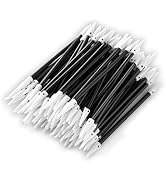 AAwipes Double-Tipped Cleaning Swabs 2.9" (200pcs Black 3.2 mm Head, 73 mm Length), Foam Cleaning...