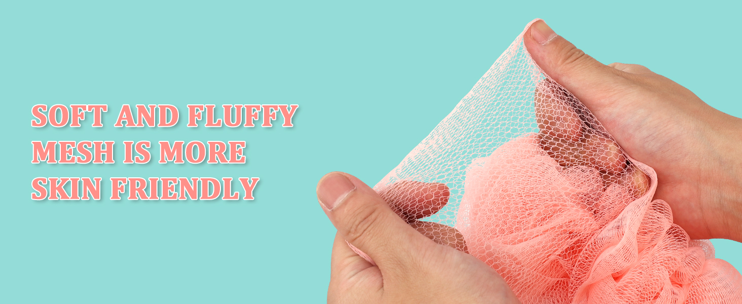 Back Scrubber for Shower Loofah with Long Handle