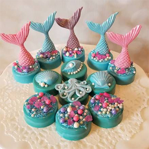 round chocolate covered molds