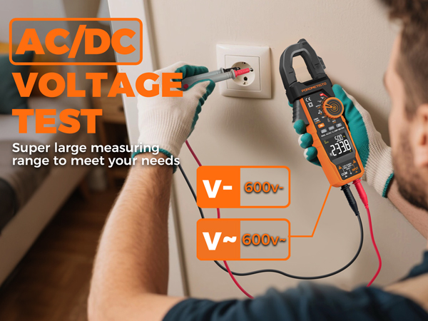 AC/DC VOLTAGE TEST Larger voltage range, improved coverage of complex scenarios