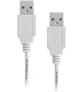 Lumenzi USB 2.0 A-Male to A-Male Data Transfer Cable | High-Speed USB Cord for PC, Laptops, Exter...
