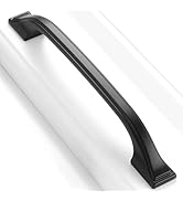 BEROSSA 5 Inch Screw Spacing, Matte Black Footed Arch Pulls, Kitchen Cabinet Handles, Pack of 10 ...