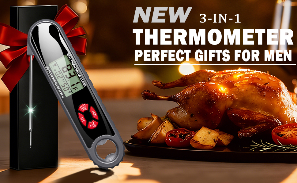 3 in 1 Meat Thermometer Digital