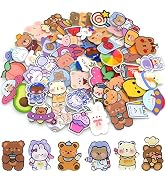 Cute Pins for Backpacks,50 Pcs Kawaii Acrylic Pins, Aesthetic for Girl's Bags,Hoodies,Hats,Jacket...
